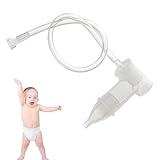 GMDP Nasensauger manuell für Babys, leicht zu reinigen, transparent, Länge 33 cm