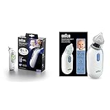 Braun ThermoScan 7 Ohrthermometer + Braun Nasensauger 1, BNA100EU. Befreit verstopfte Nasen schnell und sanft