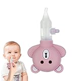 Nasensauger, Nasensauger für Kleinkinder mit Pinzette, Nasensauger in Bärenform für Babys zur Nasenspülung