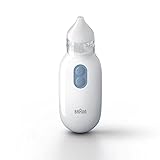 Braun Healthcare Nasal Aspirator 1, BNA100EU. Clear stuffy noses quickly & gently. Electric nasal aspirator for all ages 0+, White