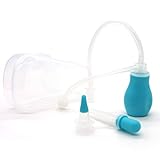 TALINU Nasensauger für Babys und Kleinkinder - inklusive Pipette und zusätzlichem Schlauch-Aufsatz - zum Saugen mit dem Mund und zum Pumpen für Babys Nase geeignet